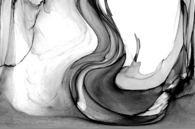 Yüksek kaliteli soyut Çin manzara resminin modern sanat arka planı alkol mürekkebiyle sunulmuştur..