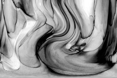 Yüksek kaliteli soyut Çin manzara resminin modern sanat arka planı alkol mürekkebiyle sunulmuştur..