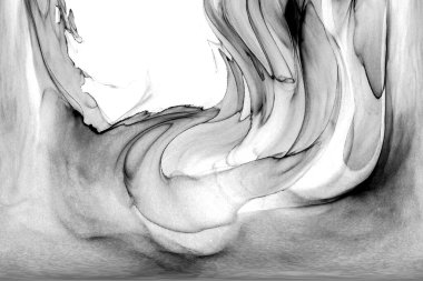 Yüksek kaliteli soyut Çin manzara resminin modern sanat arka planı alkol mürekkebiyle sunulmuştur..