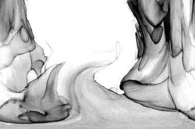 Yüksek kaliteli soyut Çin manzara resminin modern sanat arka planı alkol mürekkebiyle sunulmuştur..