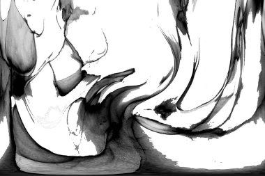 Yüksek kaliteli soyut Çin manzara resminin modern sanat arka planı alkol mürekkebiyle sunulmuştur..