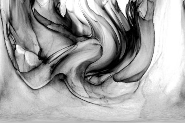 Yüksek kaliteli soyut Çin manzara resminin modern sanat arka planı alkol mürekkebiyle sunulmuştur..