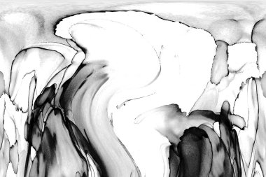 Yüksek kaliteli soyut Çin manzara resminin modern sanat arka planı alkol mürekkebiyle sunulmuştur..