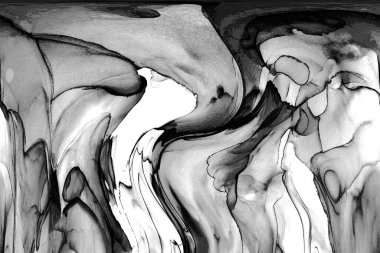 Yüksek kaliteli soyut Çin manzara resminin modern sanat arka planı alkol mürekkebiyle sunulmuştur..