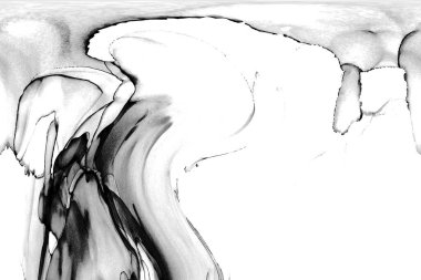 Yüksek kaliteli soyut Çin manzara resminin modern sanat arka planı alkol mürekkebiyle sunulmuştur..