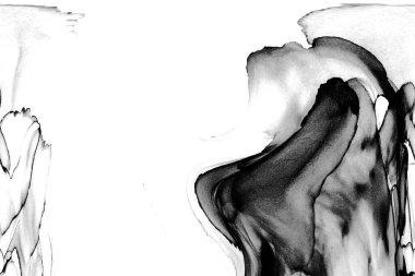 Yüksek kaliteli soyut Çin manzara resminin modern sanat arka planı alkol mürekkebiyle sunulmuştur..