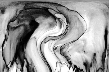 Yüksek kaliteli soyut Çin manzara resminin modern sanat arka planı alkol mürekkebiyle sunulmuştur..