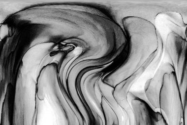 Yüksek kaliteli soyut Çin manzara resminin modern sanat arka planı alkol mürekkebiyle sunulmuştur..