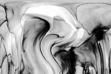 Yüksek kaliteli soyut Çin manzara resminin modern sanat arka planı alkol mürekkebiyle sunulmuştur..