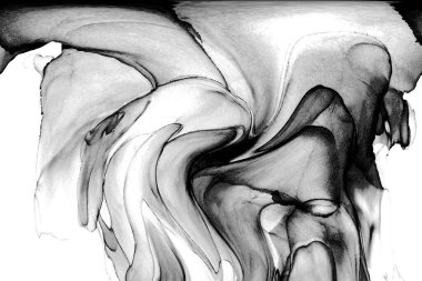 Yüksek kaliteli soyut Çin manzara resminin modern sanat arka planı alkol mürekkebiyle sunulmuştur..