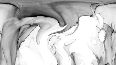 Yüksek kaliteli soyut Çin manzara resminin modern sanat arka planı alkol mürekkebiyle sunulmuştur..