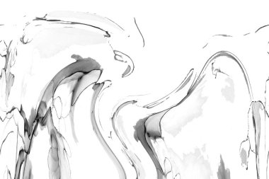 Yüksek kaliteli soyut Çin manzara resminin modern sanat arka planı alkol mürekkebiyle sunulmuştur..