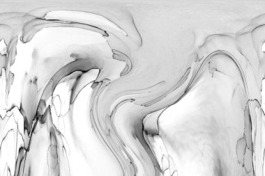 Yüksek kaliteli soyut Çin manzara resminin modern sanat arka planı alkol mürekkebiyle sunulmuştur..