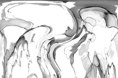 Yüksek kaliteli soyut Çin manzara resminin modern sanat arka planı alkol mürekkebiyle sunulmuştur..