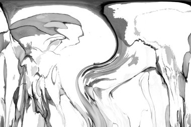 Yüksek kaliteli soyut Çin manzara resminin modern sanat arka planı alkol mürekkebiyle sunulmuştur..