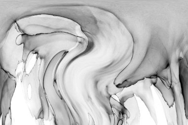 Yüksek kaliteli soyut Çin manzara resminin modern sanat arka planı alkol mürekkebiyle sunulmuştur..