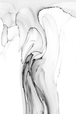 Yüksek kaliteli soyut Çin manzara resminin modern sanat arka planı alkol mürekkebiyle sunulmuştur..