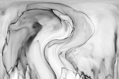 Yüksek kaliteli soyut Çin manzara resminin modern sanat arka planı alkol mürekkebiyle sunulmuştur..