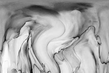 Yüksek kaliteli soyut Çin manzara resminin modern sanat arka planı alkol mürekkebiyle sunulmuştur..