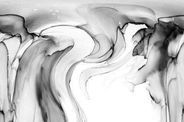 Yüksek kaliteli soyut Çin manzara resminin modern sanat arka planı alkol mürekkebiyle sunulmuştur..