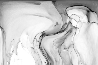 Yüksek kaliteli soyut Çin manzara resminin modern sanat arka planı alkol mürekkebiyle sunulmuştur..