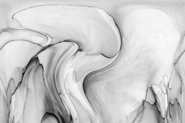 Yüksek kaliteli soyut Çin manzara resminin modern sanat arka planı alkol mürekkebiyle sunulmuştur..