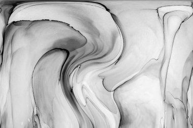 Yüksek kaliteli soyut Çin manzara resminin modern sanat arka planı alkol mürekkebiyle sunulmuştur..