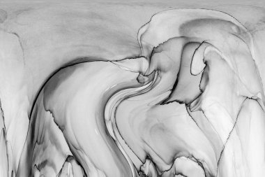 Yüksek kaliteli soyut Çin manzara resminin modern sanat arka planı alkol mürekkebiyle sunulmuştur..