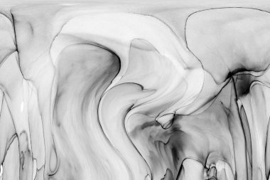 Yüksek kaliteli soyut Çin manzara resminin modern sanat arka planı alkol mürekkebiyle sunulmuştur..