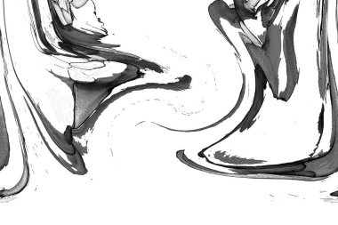 Yüksek kaliteli soyut Çin manzara resminin modern sanat arka planı alkol mürekkebiyle sunulmuştur..