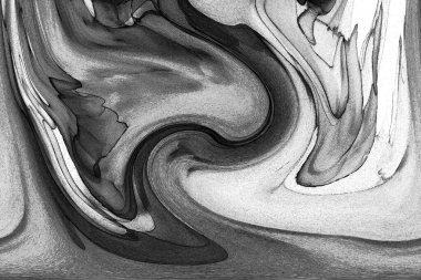 Yüksek kaliteli soyut Çin manzara resminin modern sanat arka planı alkol mürekkebiyle sunulmuştur..