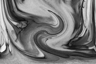 Yüksek kaliteli soyut Çin manzara resminin modern sanat arka planı alkol mürekkebiyle sunulmuştur..