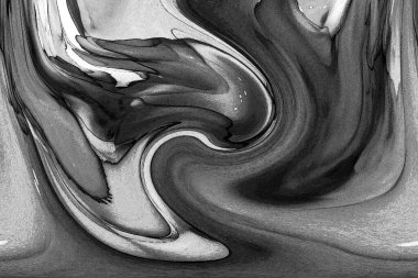 Yüksek kaliteli soyut Çin manzara resminin modern sanat arka planı alkol mürekkebiyle sunulmuştur..