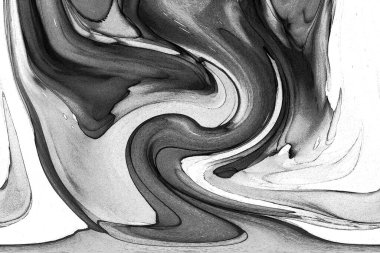 Yüksek kaliteli soyut Çin manzara resminin modern sanat arka planı alkol mürekkebiyle sunulmuştur..