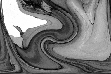 Yüksek kaliteli soyut Çin manzara resminin modern sanat arka planı alkol mürekkebiyle sunulmuştur..