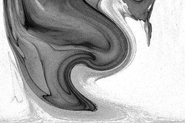 Yüksek kaliteli soyut Çin manzara resminin modern sanat arka planı alkol mürekkebiyle sunulmuştur..