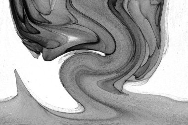 Yüksek kaliteli soyut Çin manzara resminin modern sanat arka planı alkol mürekkebiyle sunulmuştur..