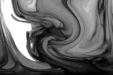 Yüksek kaliteli soyut Çin manzara resminin modern sanat arka planı alkol mürekkebiyle sunulmuştur..