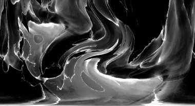 Yüksek kaliteli soyut Çin manzara resminin modern sanat arka planı alkol mürekkebiyle sunulmuştur..