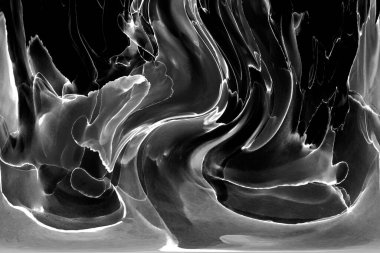 Yüksek kaliteli soyut Çin manzara resminin modern sanat arka planı alkol mürekkebiyle sunulmuştur..