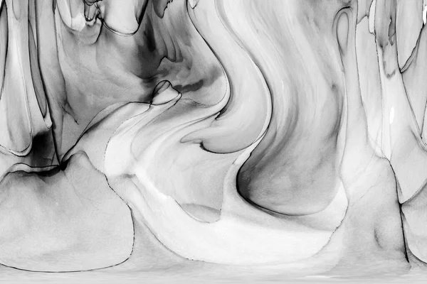 Yüksek kaliteli soyut Çin manzara resminin modern sanat arka planı alkol mürekkebiyle sunulmuştur..