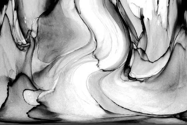 Yüksek kaliteli soyut Çin manzara resminin modern sanat arka planı alkol mürekkebiyle sunulmuştur..