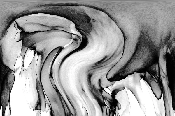 Yüksek kaliteli soyut Çin manzara resminin modern sanat arka planı alkol mürekkebiyle sunulmuştur..