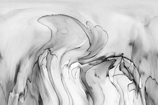 Yüksek kaliteli soyut Çin manzara resminin modern sanat arka planı alkol mürekkebiyle sunulmuştur..