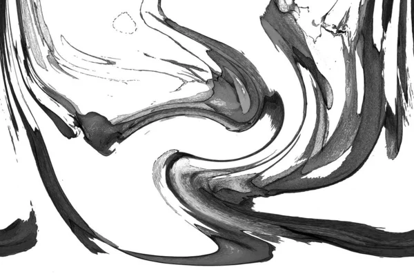 Yüksek kaliteli soyut Çin manzara resminin modern sanat arka planı alkol mürekkebiyle sunulmuştur..