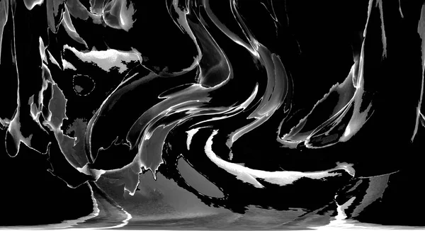 Yüksek kaliteli soyut Çin manzara resminin modern sanat arka planı alkol mürekkebiyle sunulmuştur..