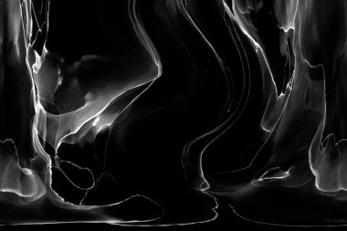 Yüksek kaliteli soyut Çin manzara resminin modern sanat arka planı alkol mürekkebiyle sunulmuştur..