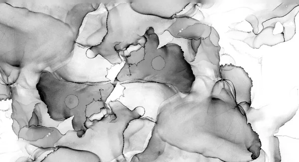 Yüksek kaliteli soyut Çin manzara resminin modern sanat arka planı alkol mürekkebiyle sunulmuştur..