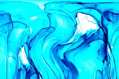 Alkol mürekkebi ve renkli soyut modern resim arka planıyla yapılmış yüksek kalite modern soyut resim..