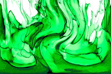 Alkol mürekkebi ve renkli soyut modern resim arka planıyla yapılmış yüksek kalite modern soyut resim..